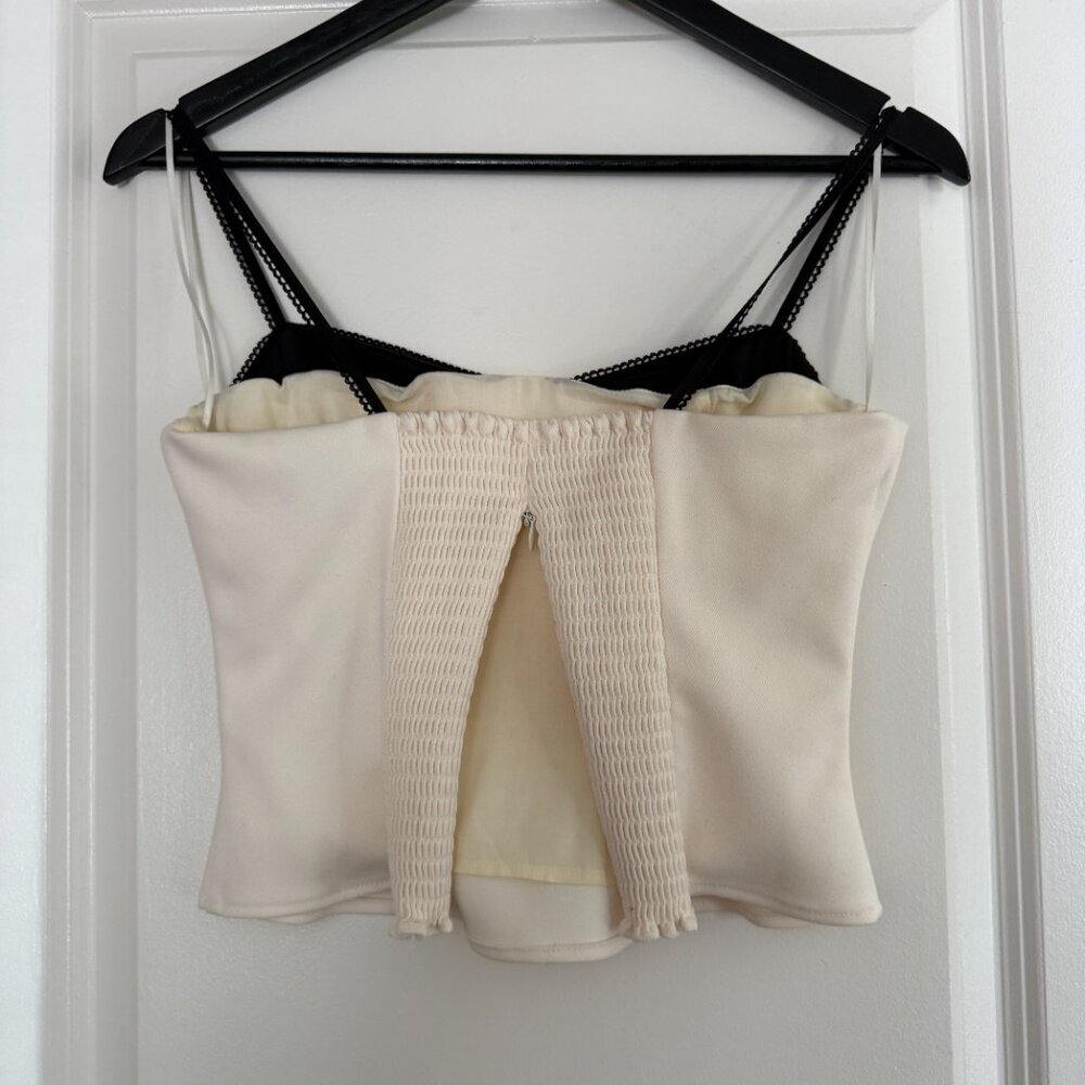 Reformation Melanie Corset Top – Ivory – Size Small – NWOT - Picture 3 of 3